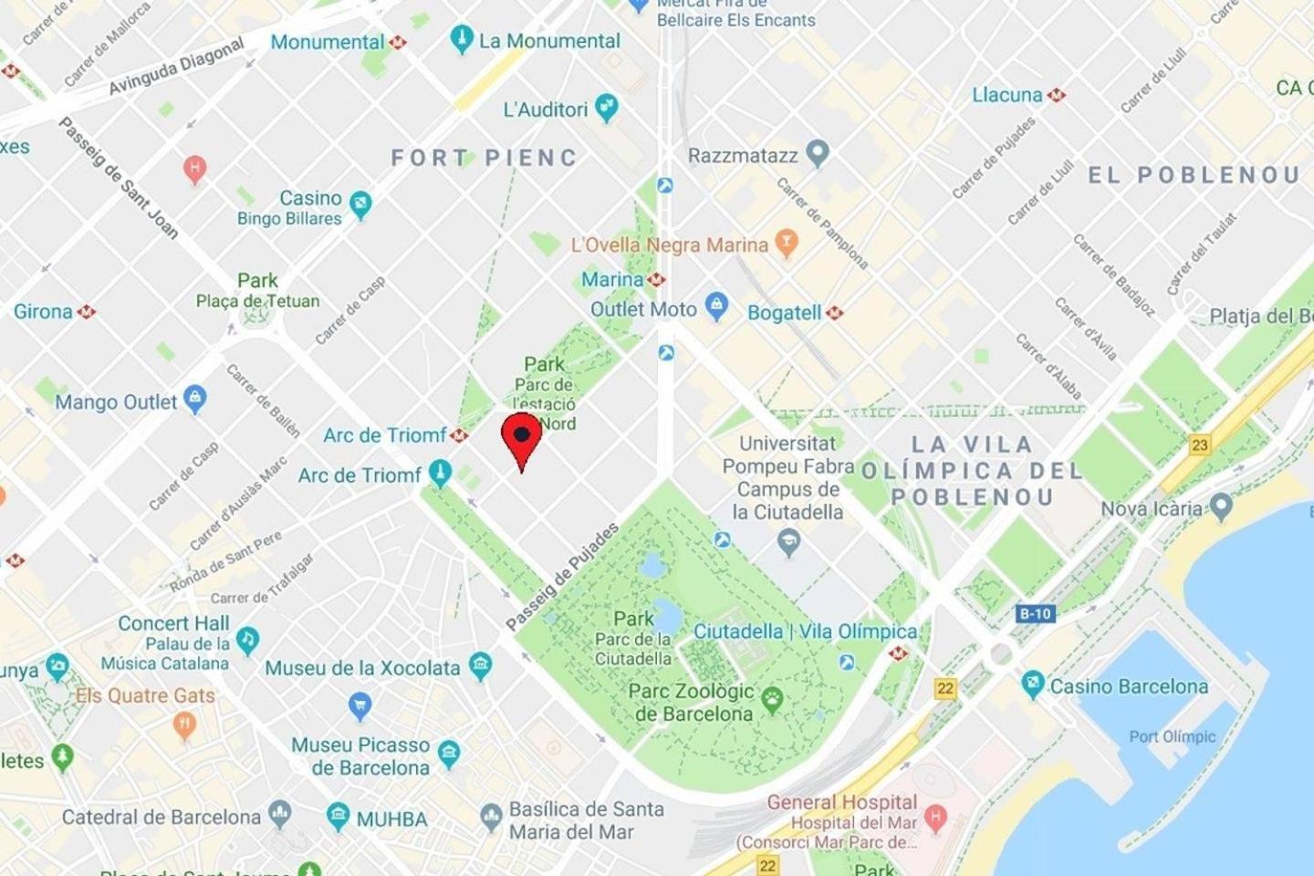 Cozy 2 Bedroom Next To Arc De Triomf Barcelona Kültér fotó